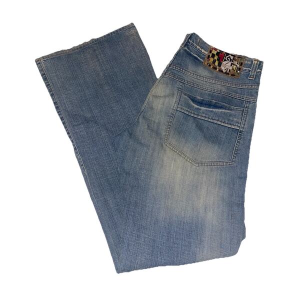 Roberto‎ Cavalli by Just Cavalli Jeans Mens Size 38 x 34 Faded Grunge Pocketed - Picture 3 of 16